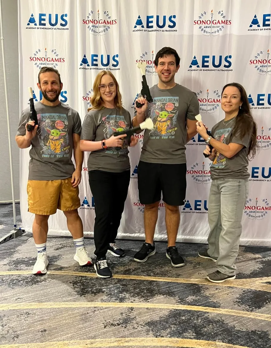 Residents at the AEUS conference