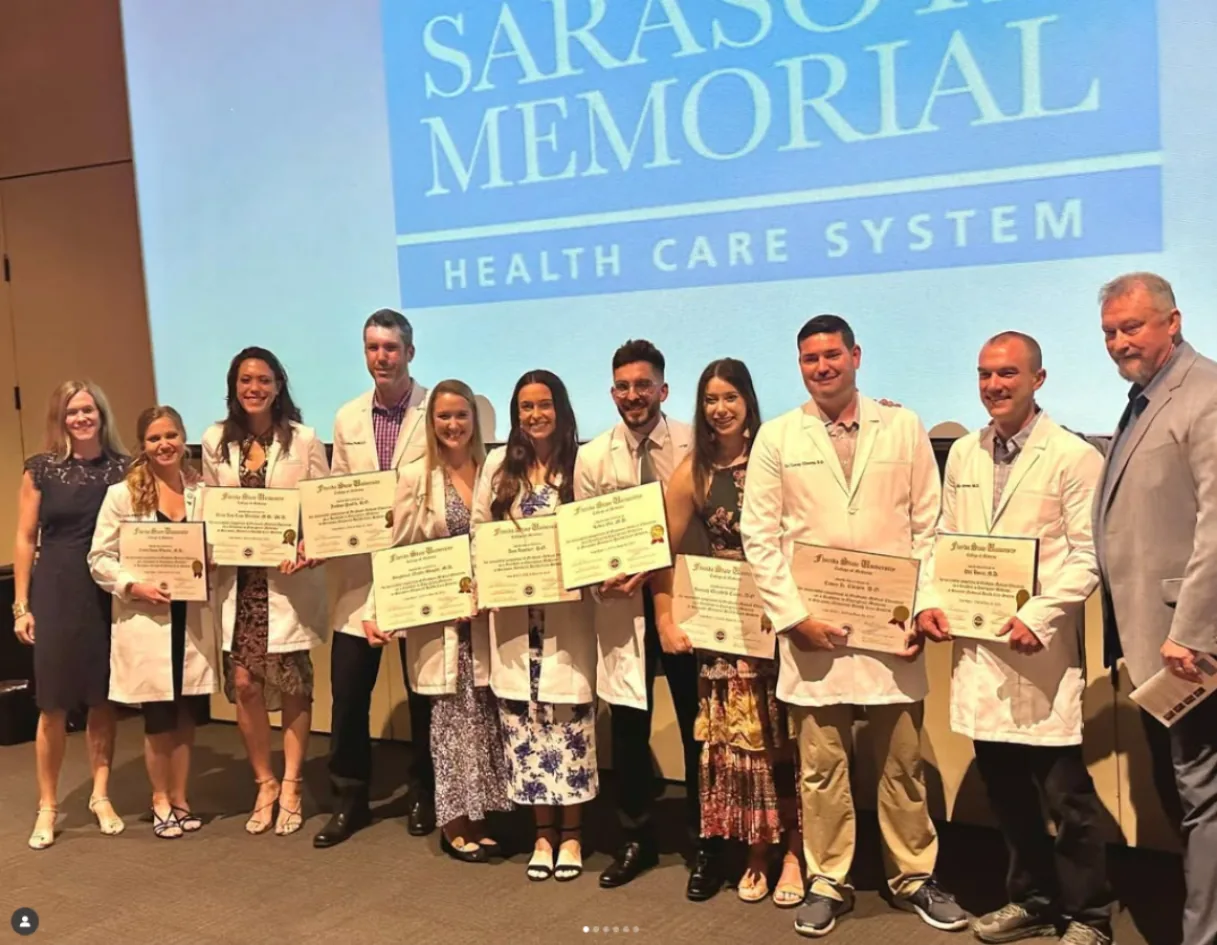 Resident graduation ceremony